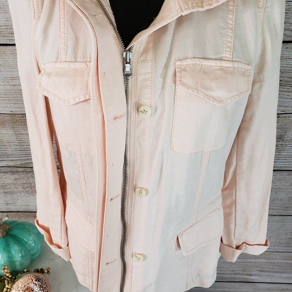 TALBOTS BLUSH ZIPPER JACKET - SIZE 6 - Picture 11 of 11
